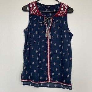 Lucky Brand 100% Cotton Top Size S